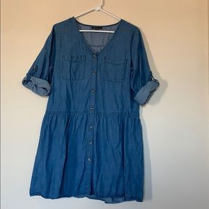 Button up dress